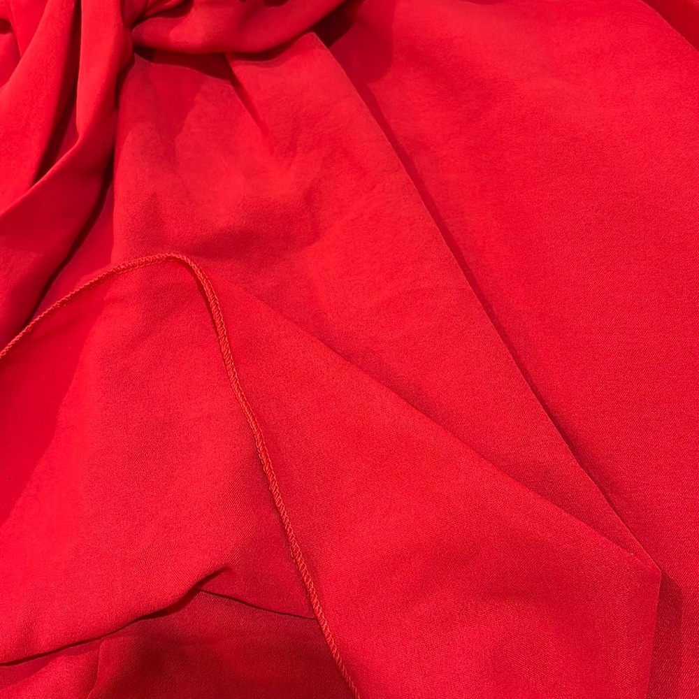 red romper dress (skort under dress) - Picture 4 of 7